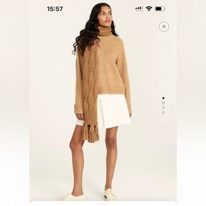 Double Serg wool mini skirt